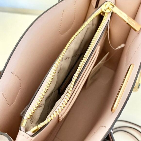 Michael Kors purse mercer Hope messenger crossbody bag pink - Picture 7 of 12